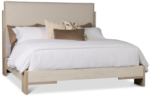 Miramar Light Tone Uph Panel Bed