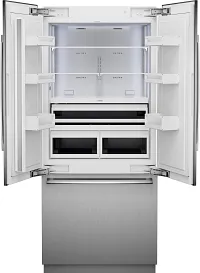 Benchmark Stainless Steel 36" Built In Bottom Freezer Refrigerator