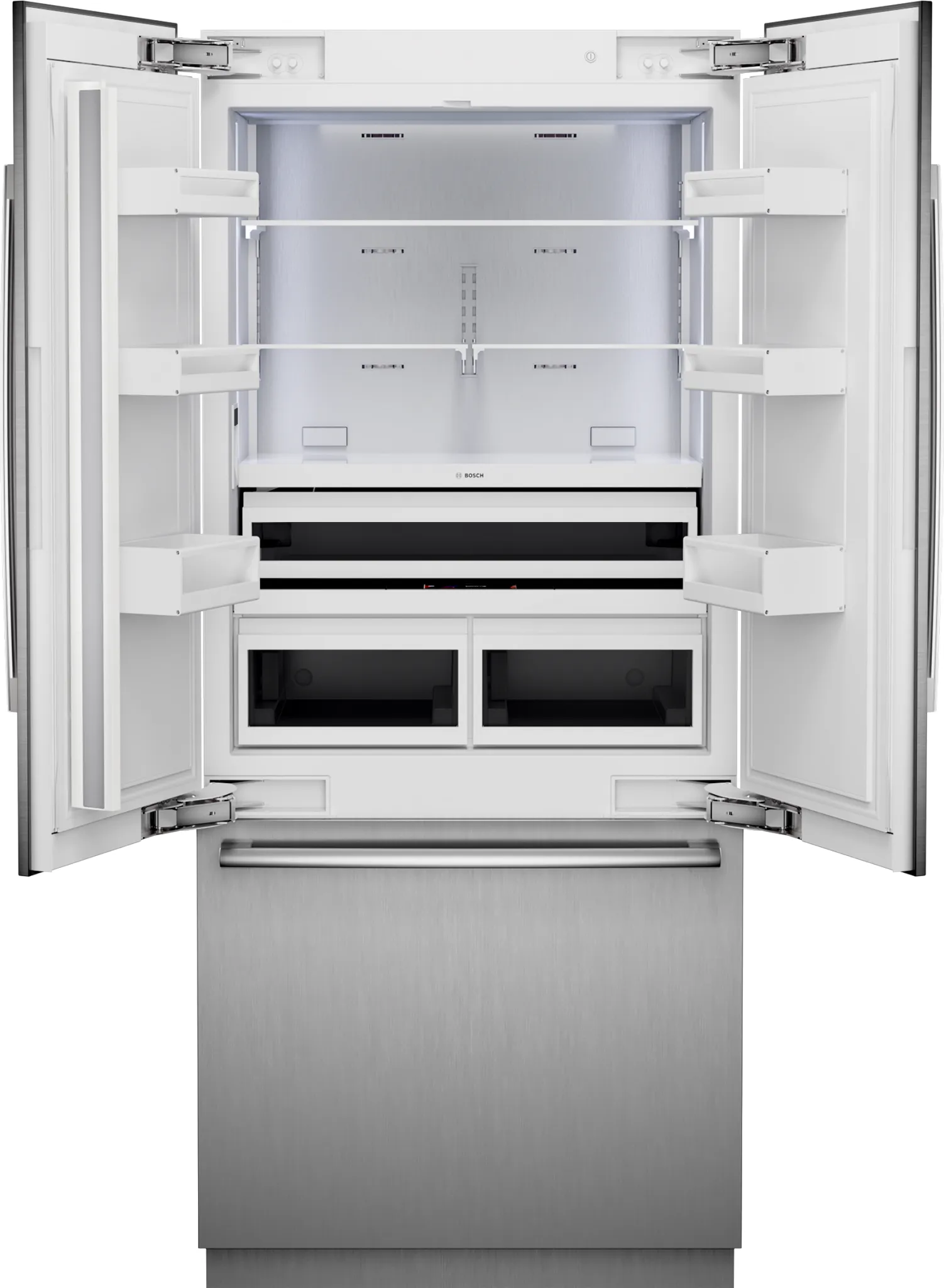 Benchmark Stainless Steel 36" Bottom Freezer Refrigerator