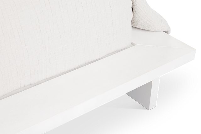 Bal Harbour White Panel Bed
