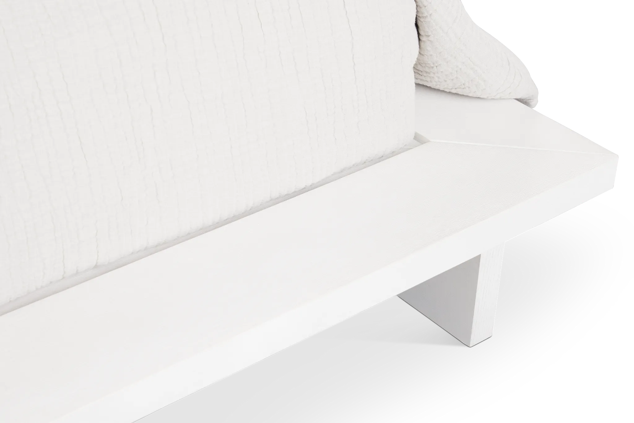 Bal Harbour White Panel Bed