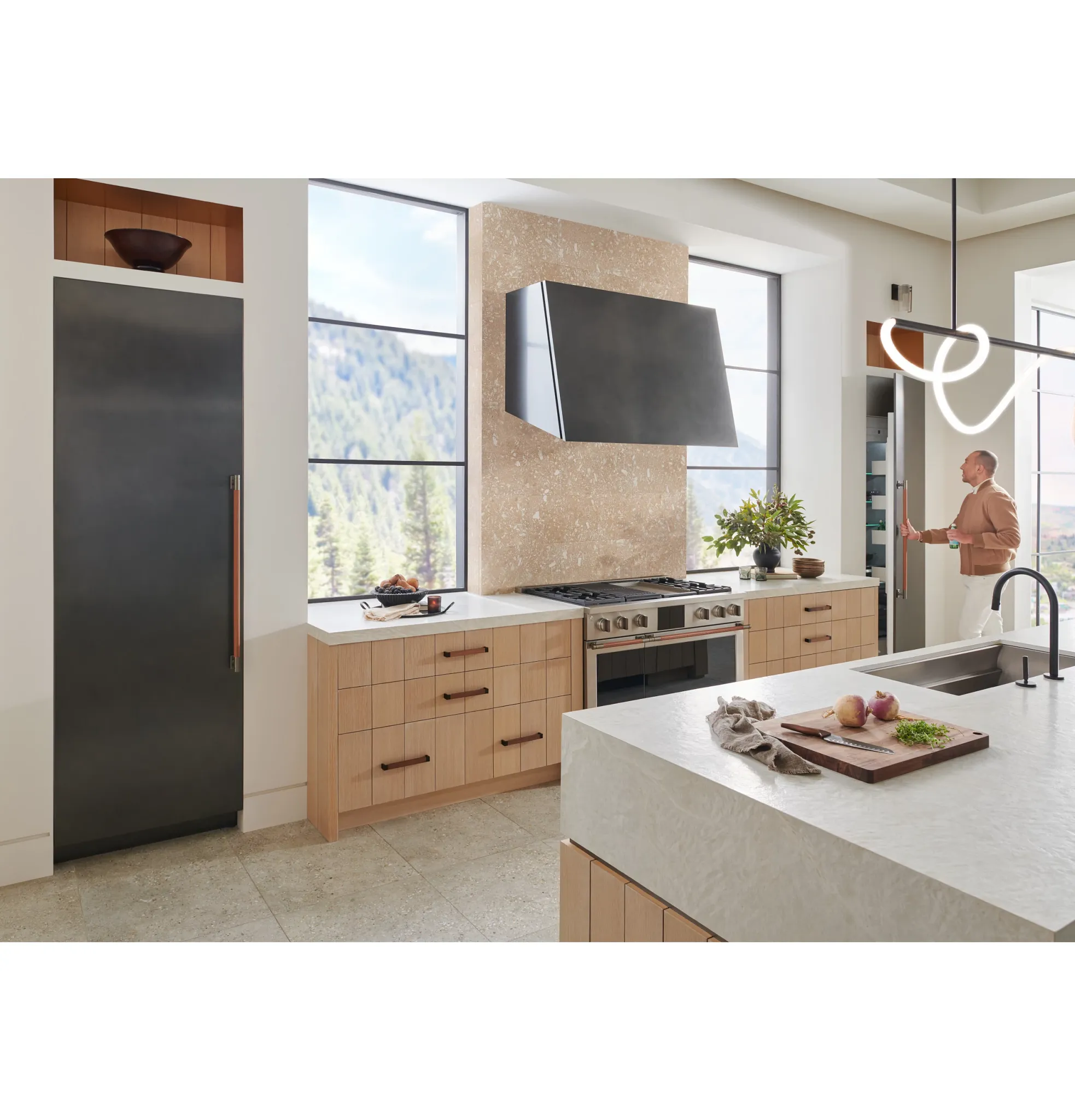 Monogram 53 Series Silver 53" Ductless Vent Hood