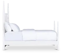Carolina White Poster Bed