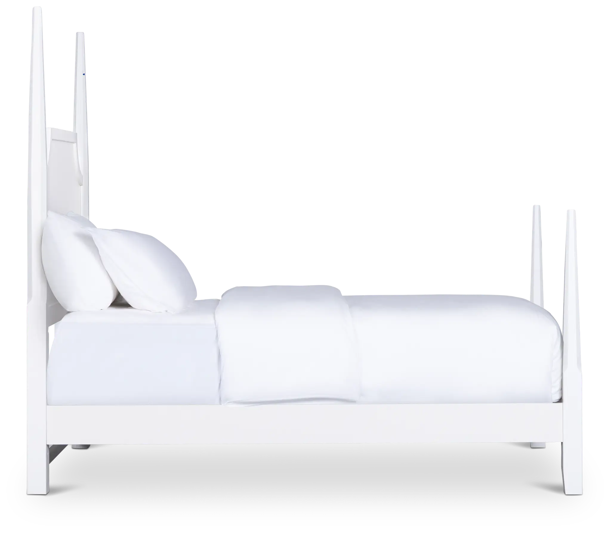 Carolina White Poster Bed Carolina White Poster Bed