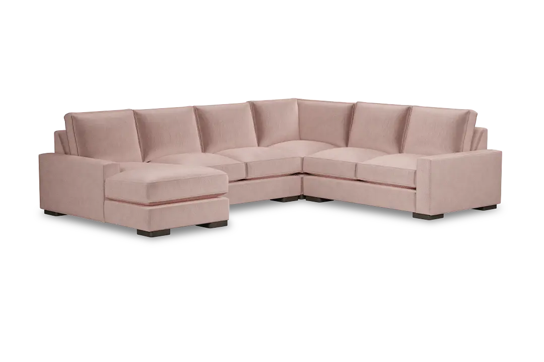 Edgewater Joya Light Pink Medium Left Chaise Sectional Edgewater Joya Light Pink Medium Left Chaise Sectional