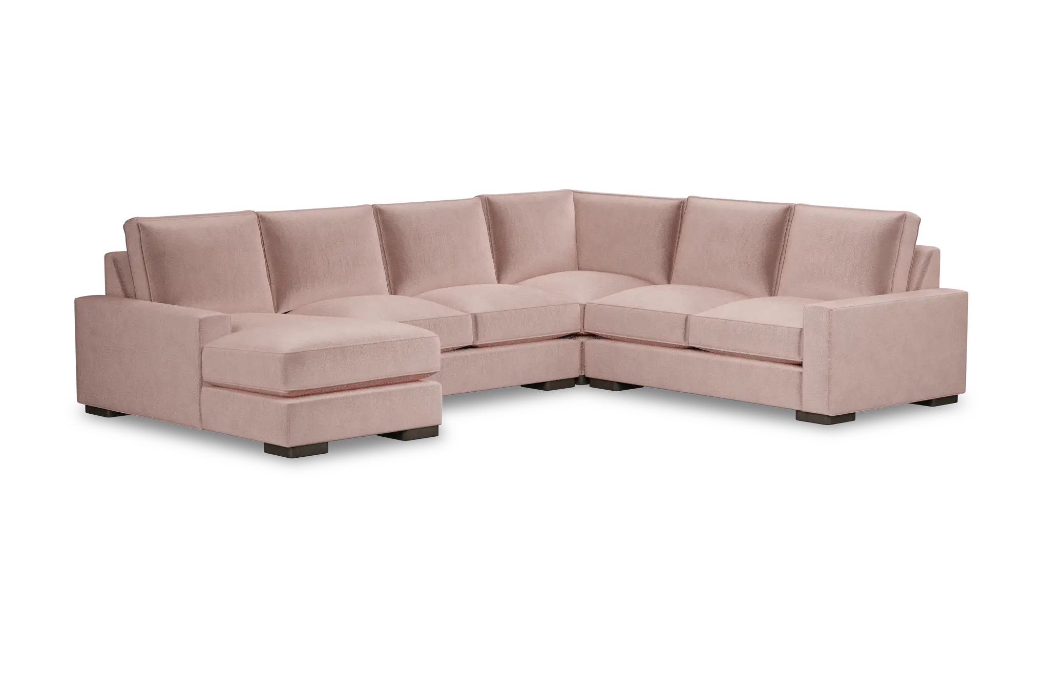 Edgewater Joya Light Pink Medium Left Chaise Sectional Edgewater Joya Light Pink Medium Left Chaise Sectional