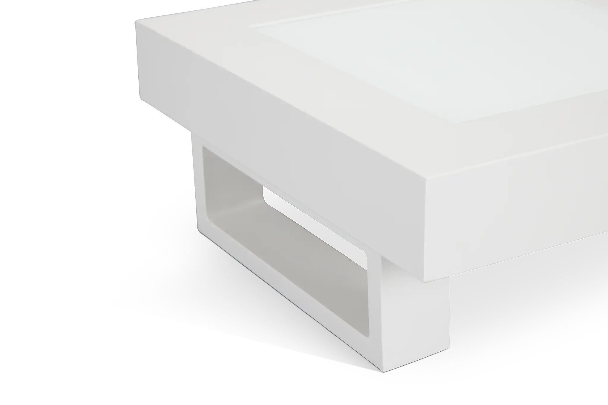 Exuma White End Table Exuma White End Table