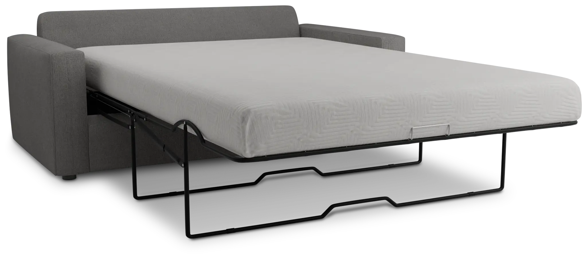 Siesta Peyton Gray Fabric Memory Foam Sleeper Siesta Peyton Gray Fabric Memory Foam Sleeper