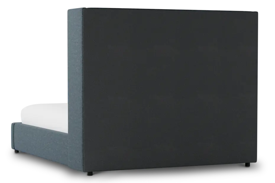 Captiva Elavation Dark Blue 60" Upholstered Shelter Bed Captiva Elavation Dark Blue 60" Upholstered Shelter Bed