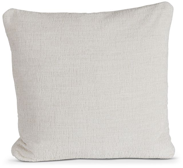 Andie White 20" Accent Pillow
