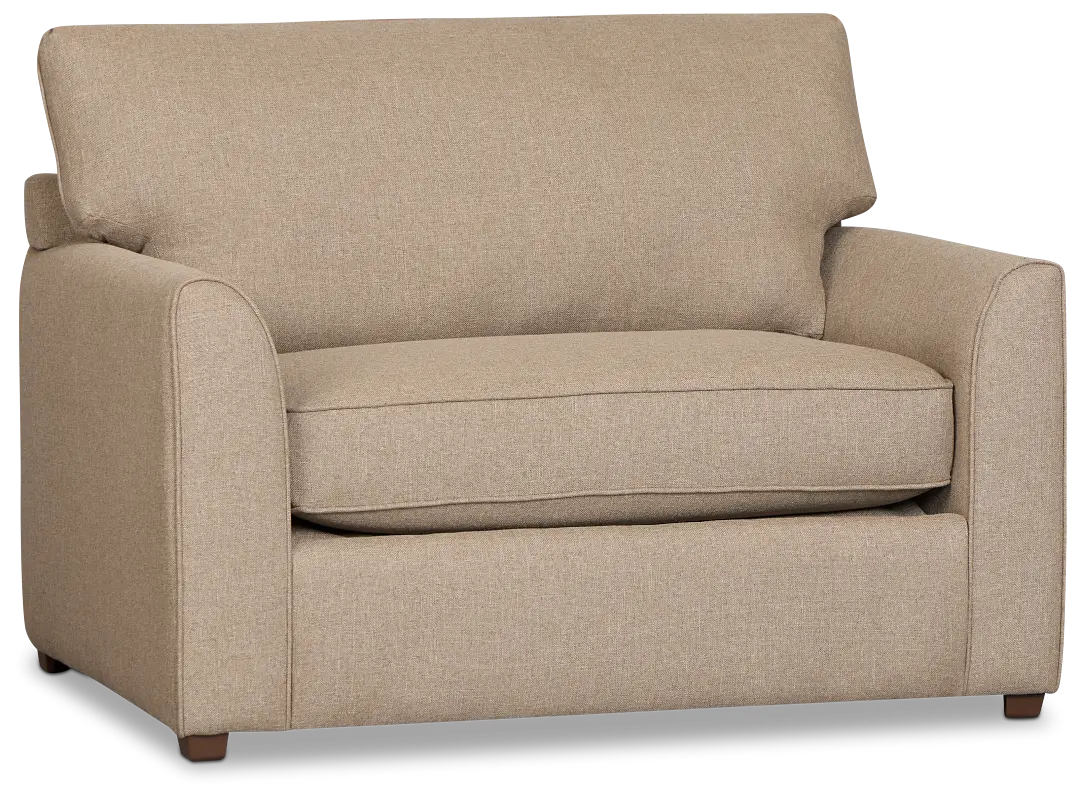 Tate Brown Fabric Cooling Memory Foam Sleeper Tate Brown Fabric Cooling Memory Foam Sleeper