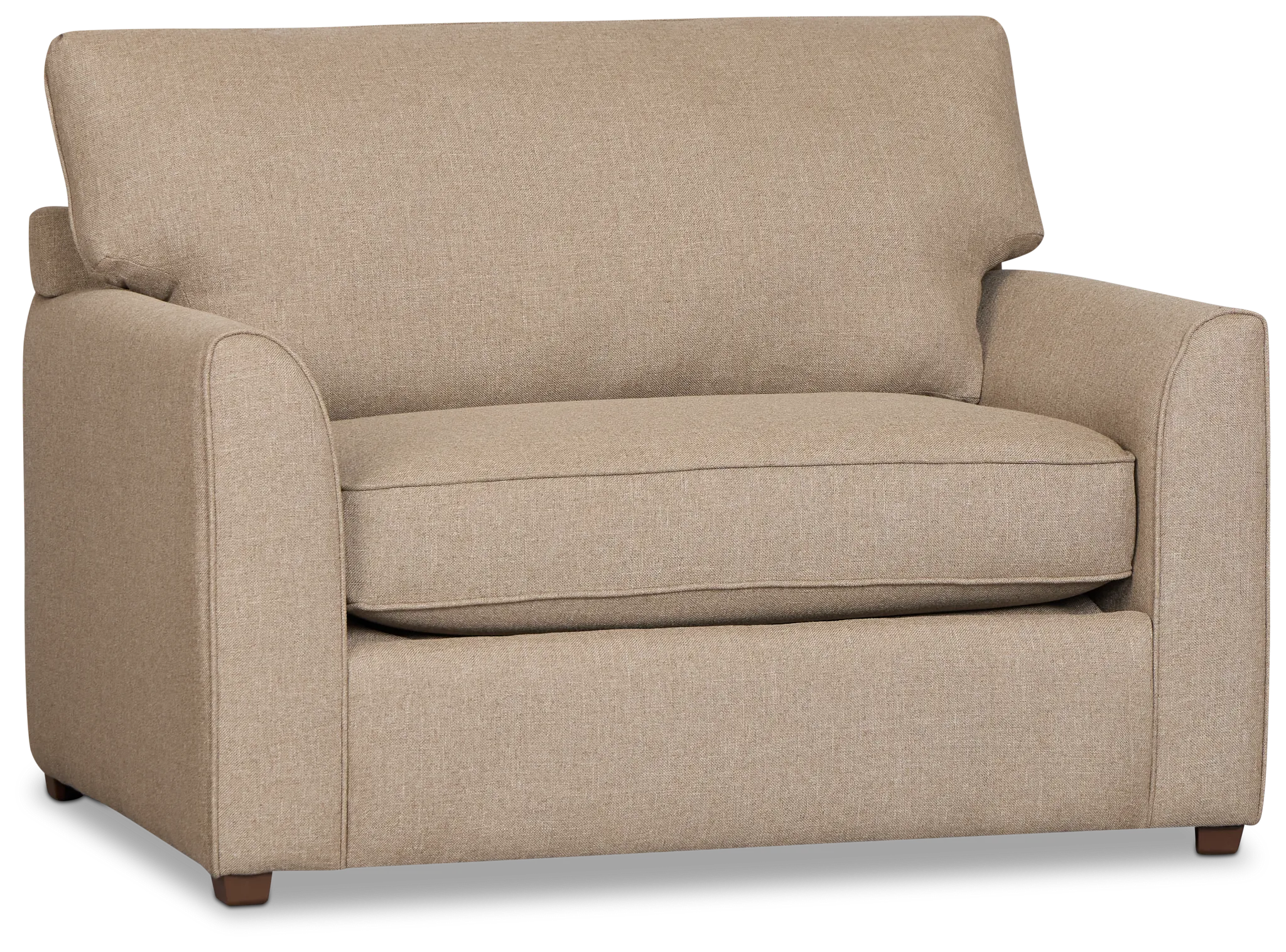 Tate Brown Fabric Cooling Memory Foam Sleeper