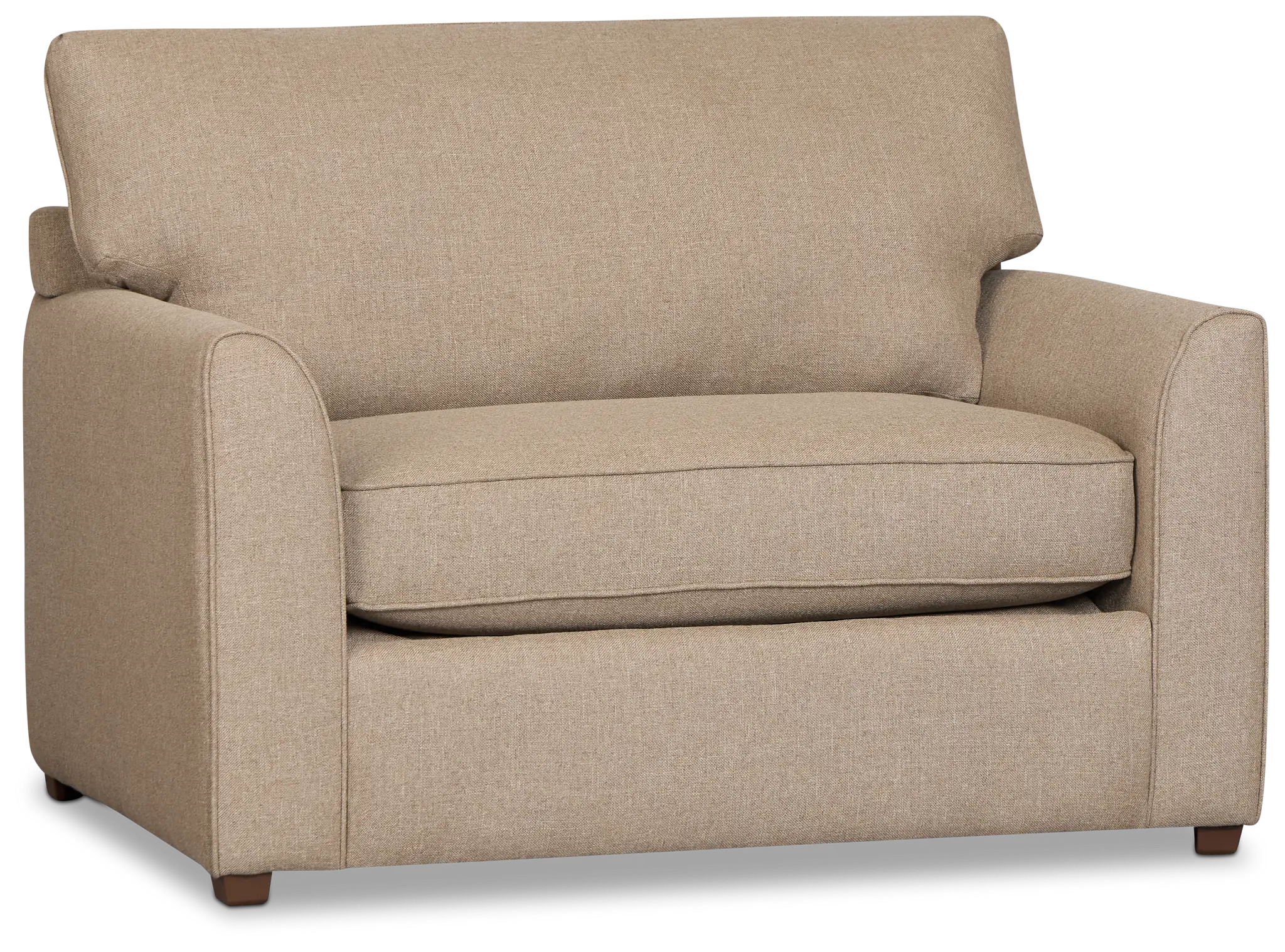 Tate Brown Fabric Cooling Memory Foam Sleeper Tate Brown Fabric Cooling Memory Foam Sleeper