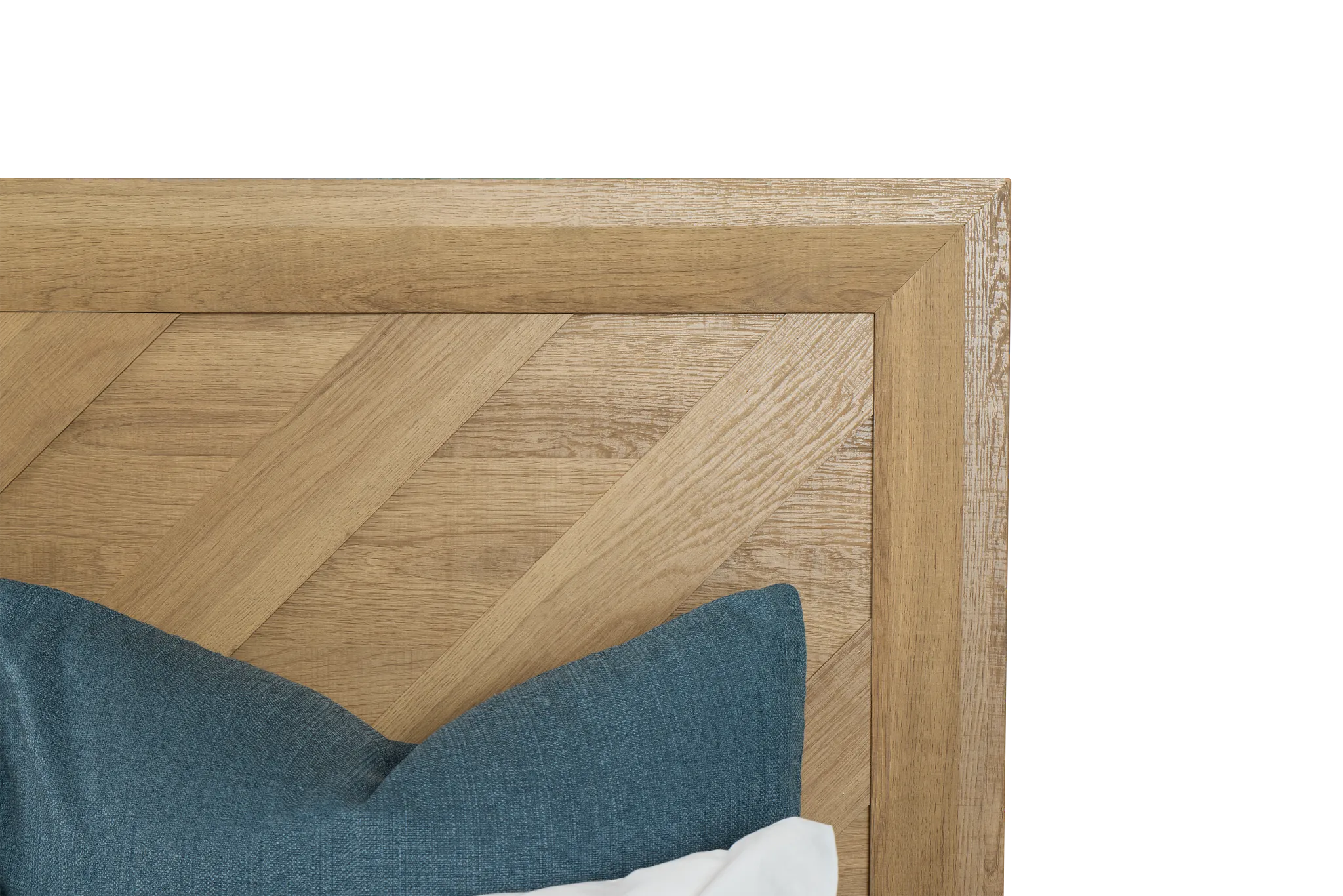 Delray Light Tone Panel Bed