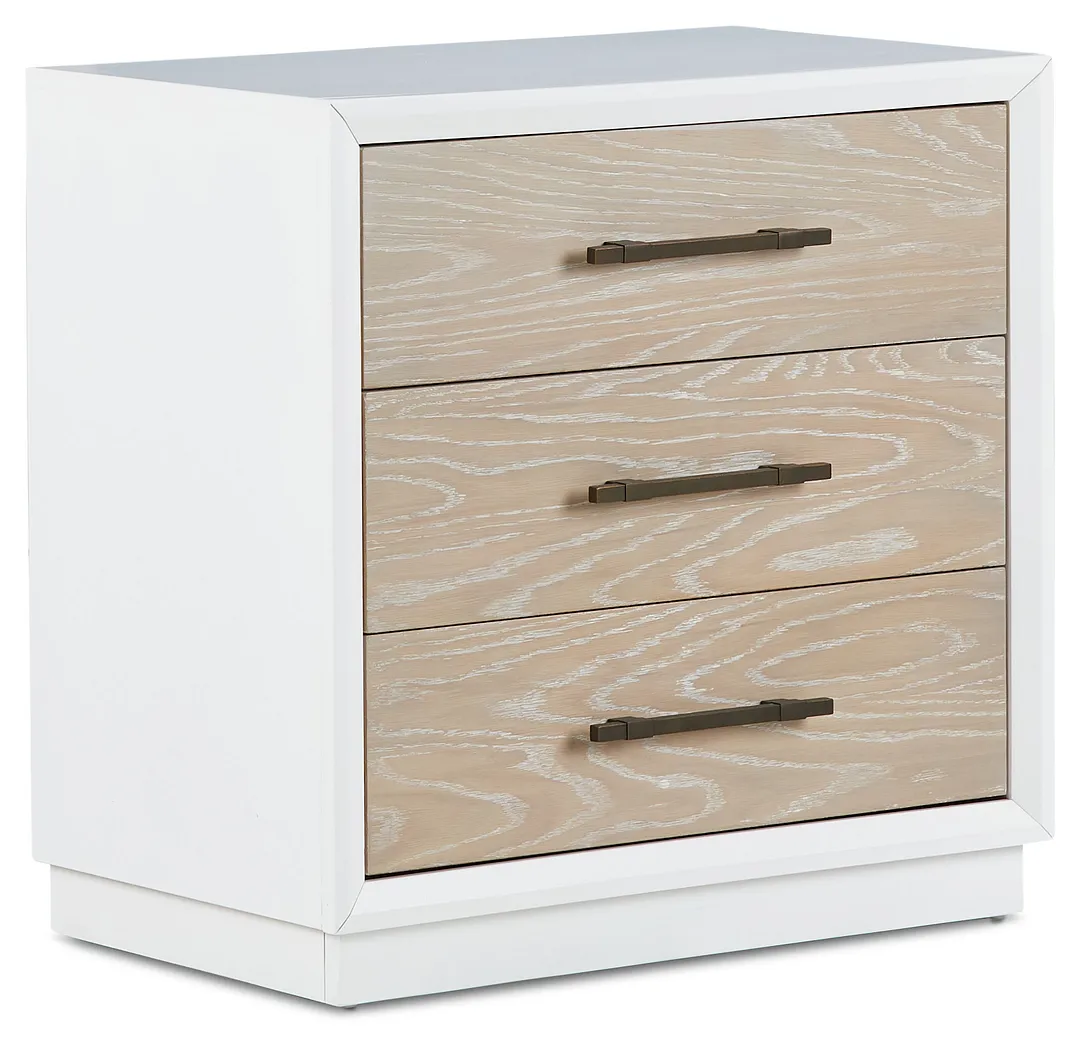 Boca Grande Two-tone 3-drawer Nightstand