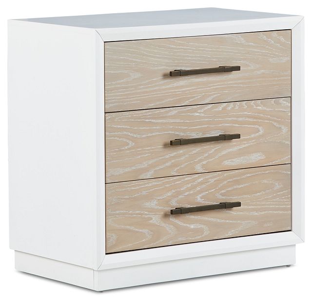 Boca Grande Two-tone 3-drawer Nightstand