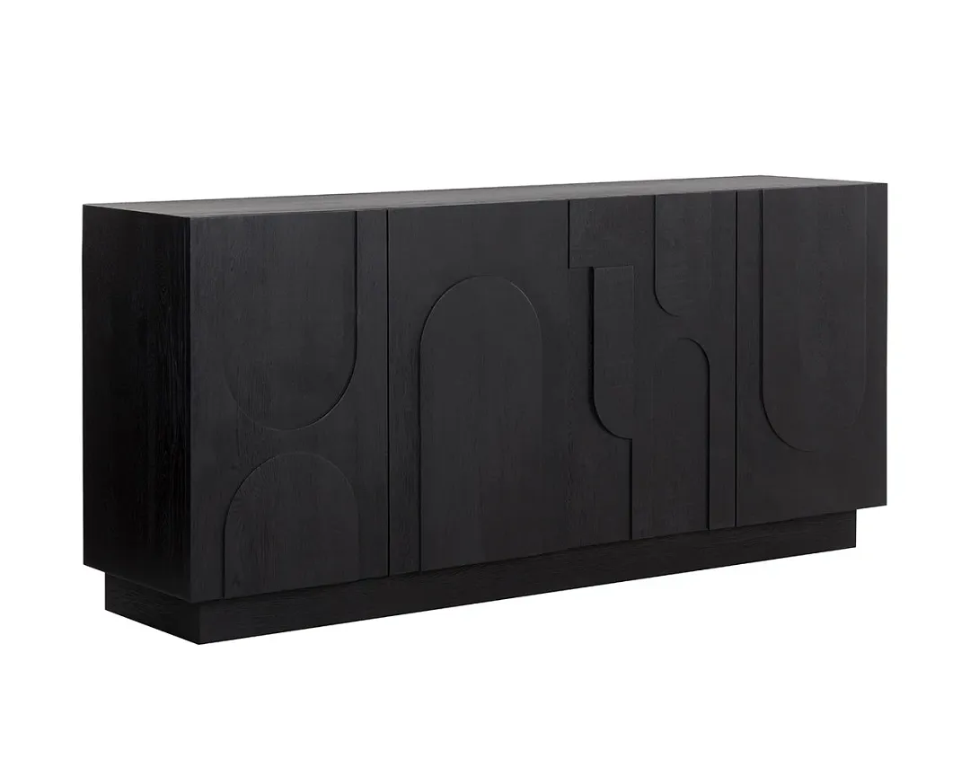 Cahlin Black Sideboard