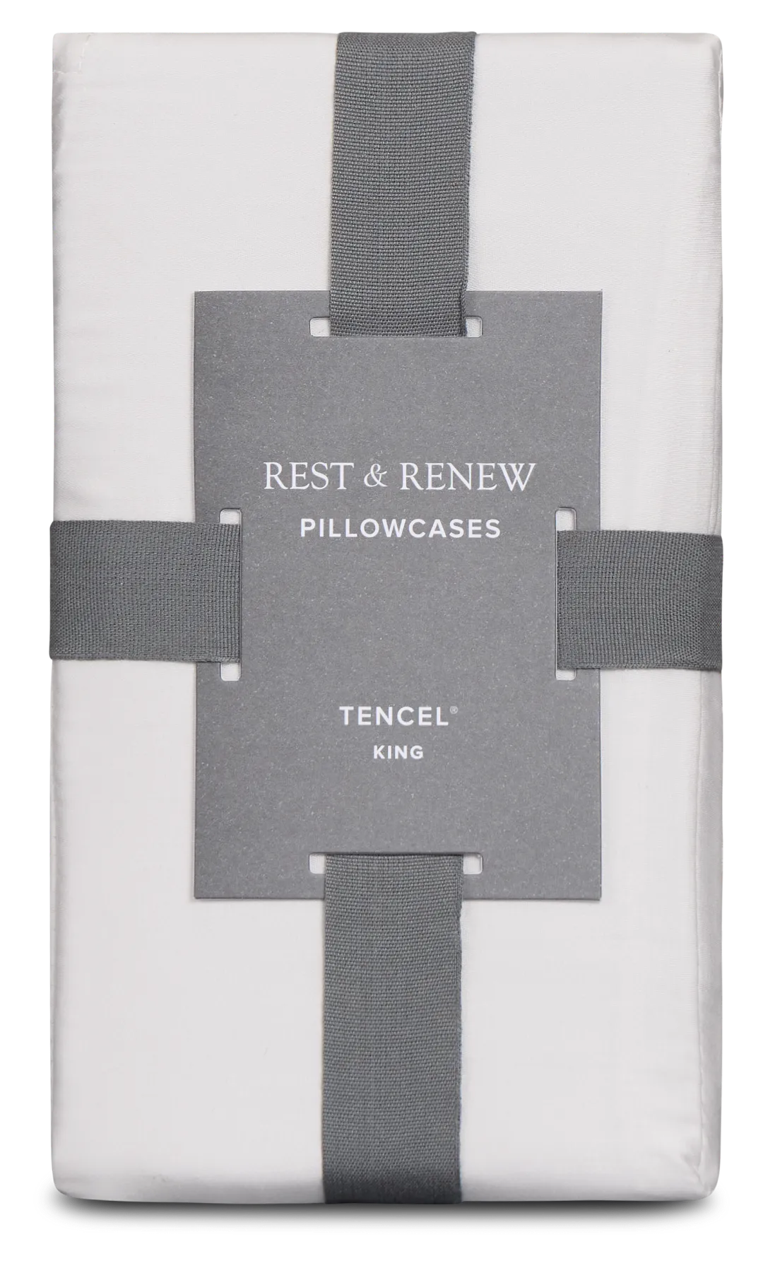 Rest & Renew Tencel White 300 Thread Set Of 2 Pillowcases