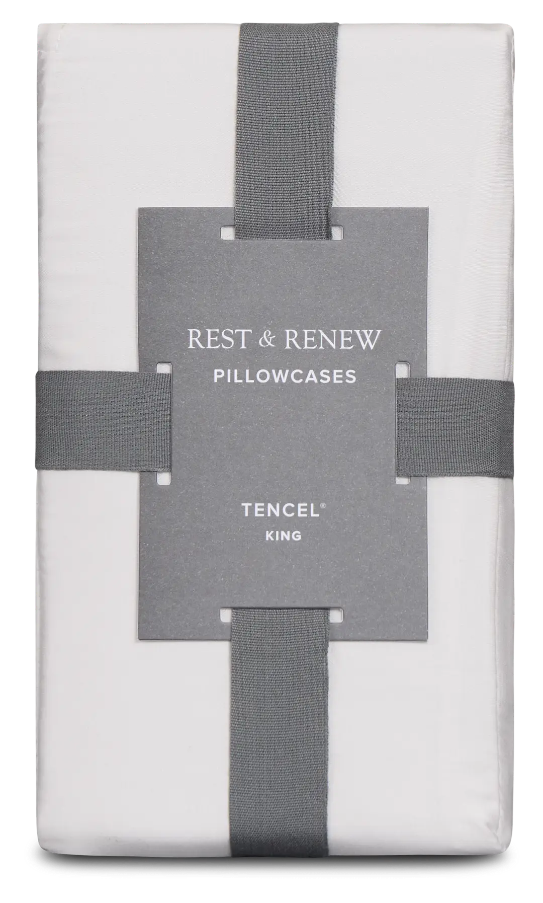 Rest & Renew Tencel White 300 Thread Set Of 2 Pillowcases Rest & Renew Tencel White 300 Thread Set Of 2 Pillowcases