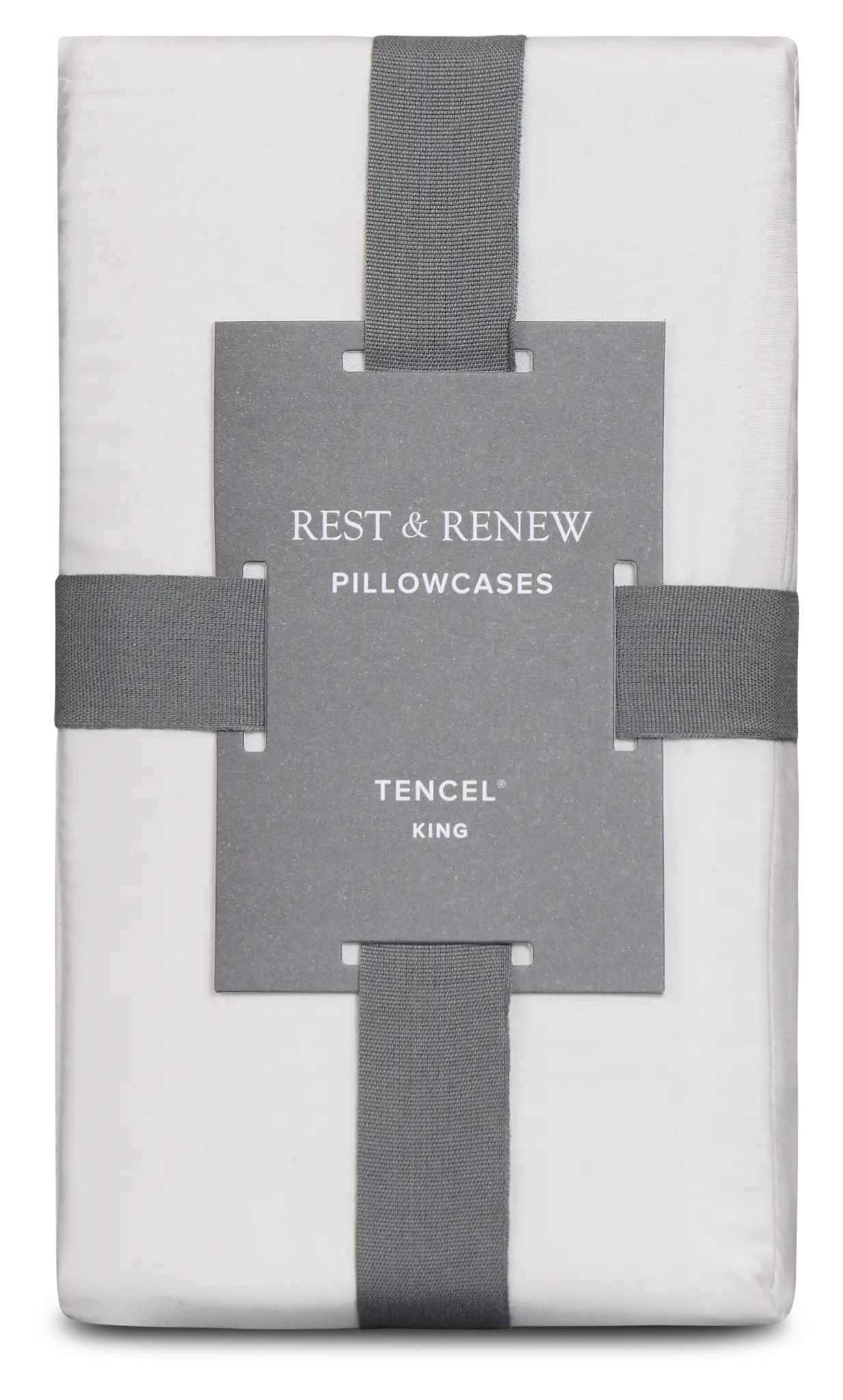Rest & Renew Tencel White 300 Thread Set Of 2 Pillowcases Rest & Renew Tencel White 300 Thread Set Of 2 Pillowcases