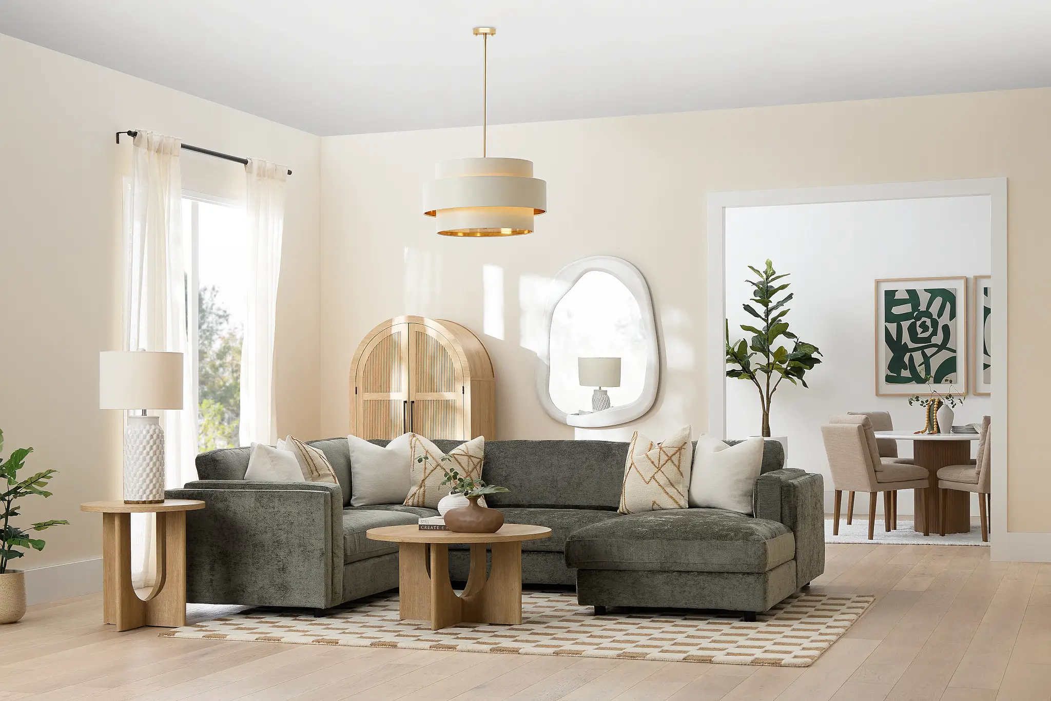 Neutral Modular Sofas for Modern Living