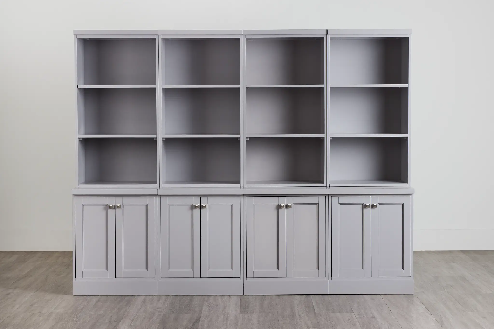 Newport Gray Door Bookcase Wall Newport Gray Door Bookcase Wall