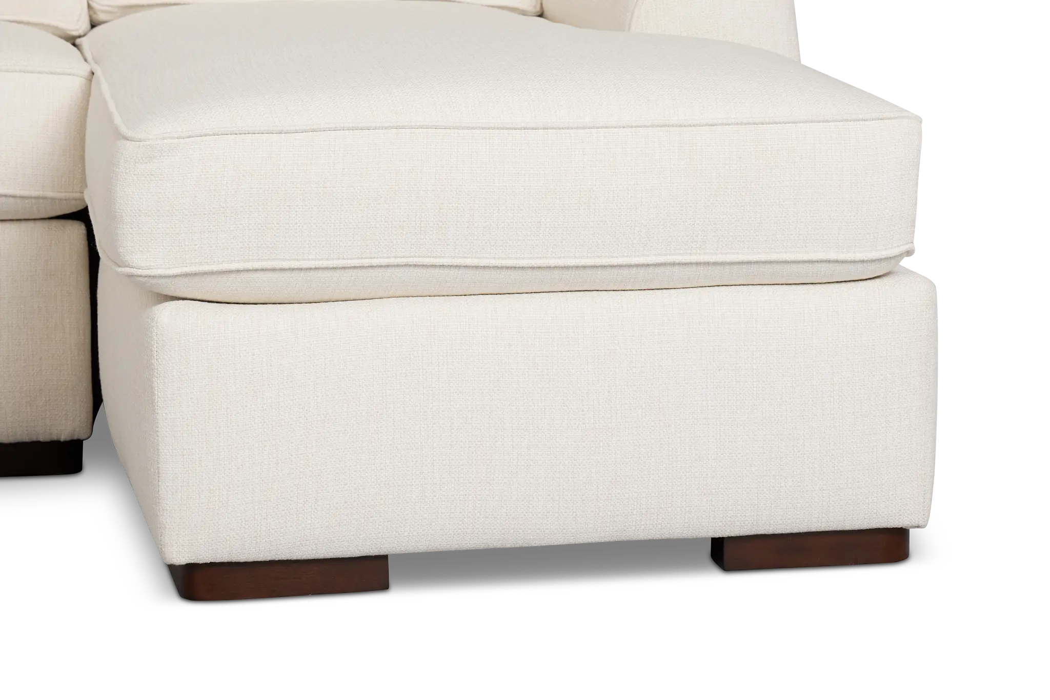 Sinclair Light Beige Fabric Large Right Chaise Sectional Sinclair Light Beige Fabric Large Right Chaise Sectional