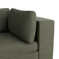 Destin Sutton Green Fabric 5pc Bumper Sectional