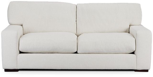 Veronica 90" White Down Sofa