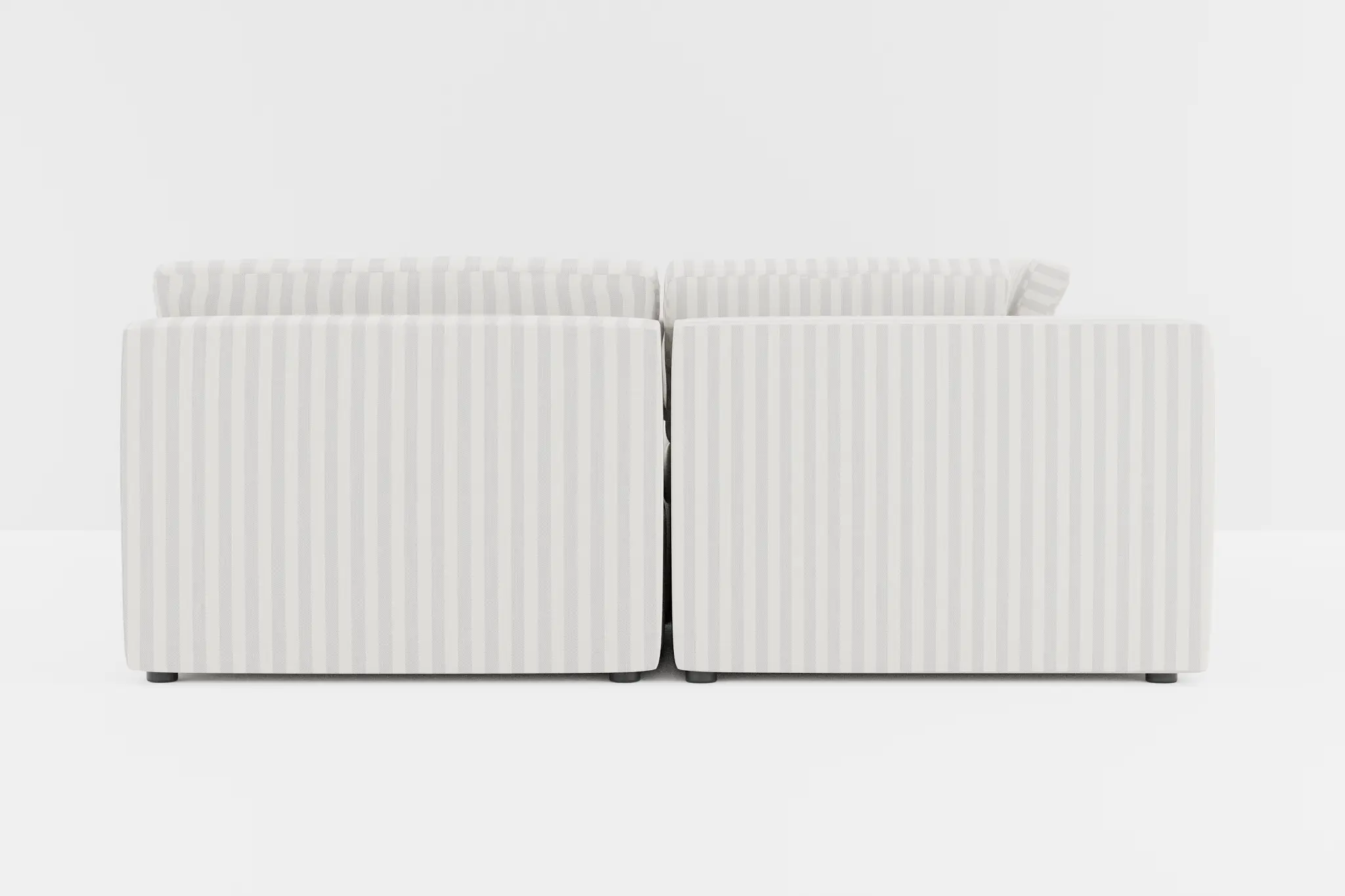 Destin Sea Lane Light Gray Fabric 6-piece Pit Sectional Destin Sea Lane Light Gray Fabric 6-piece Pit Sectional