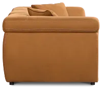 Aria Medium Brown Micro Immersive 3-piece Modular Sofa
