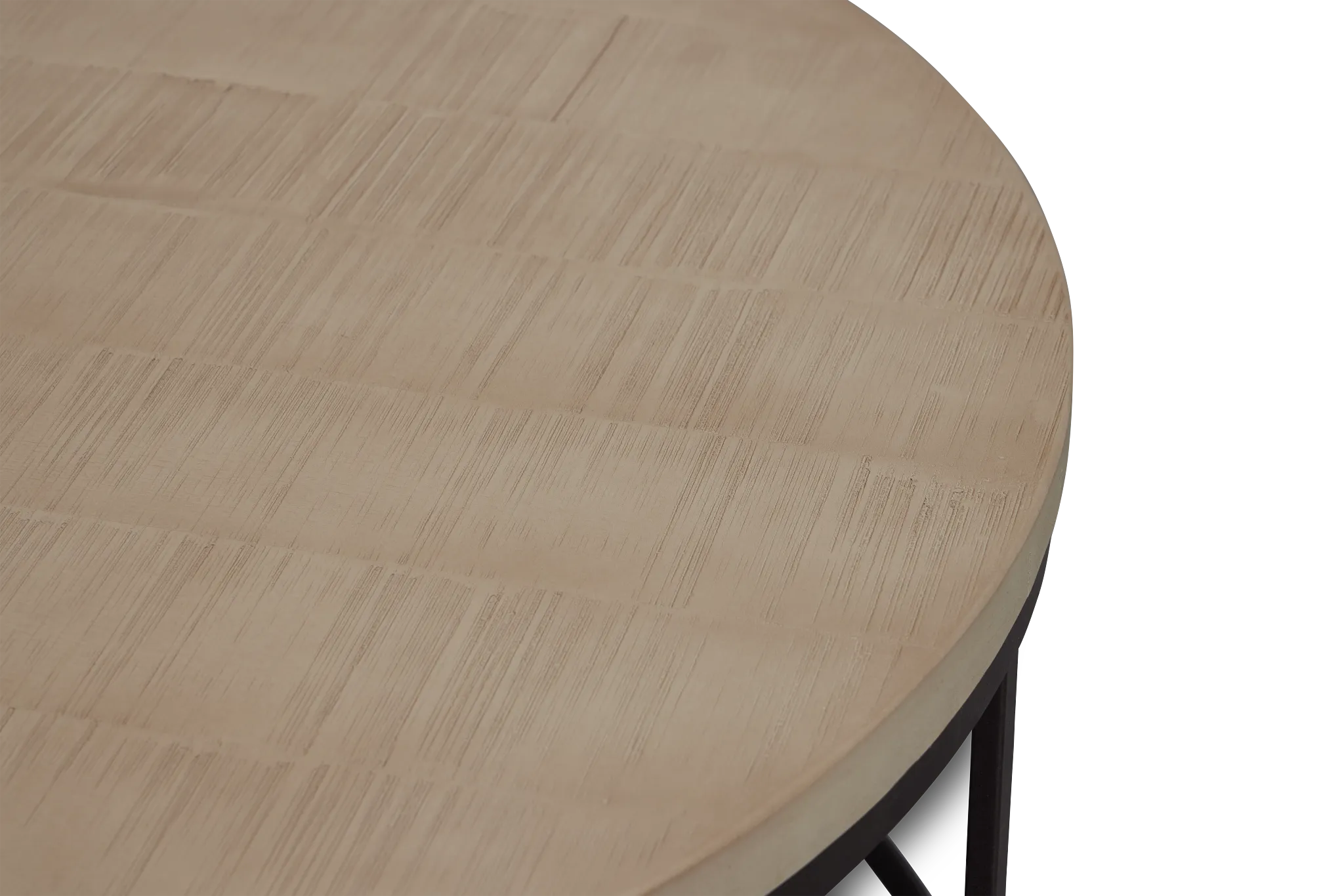 Bayfield Light Tone Round Coffee Table