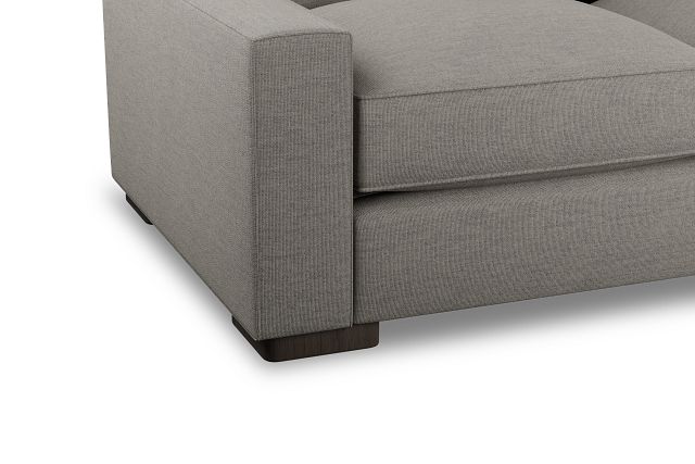 Edgewater Maguire Pewter Large Two-arm Sectional