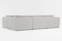 Destin Maguire Gray Fabric 6-piece Pit Sectional