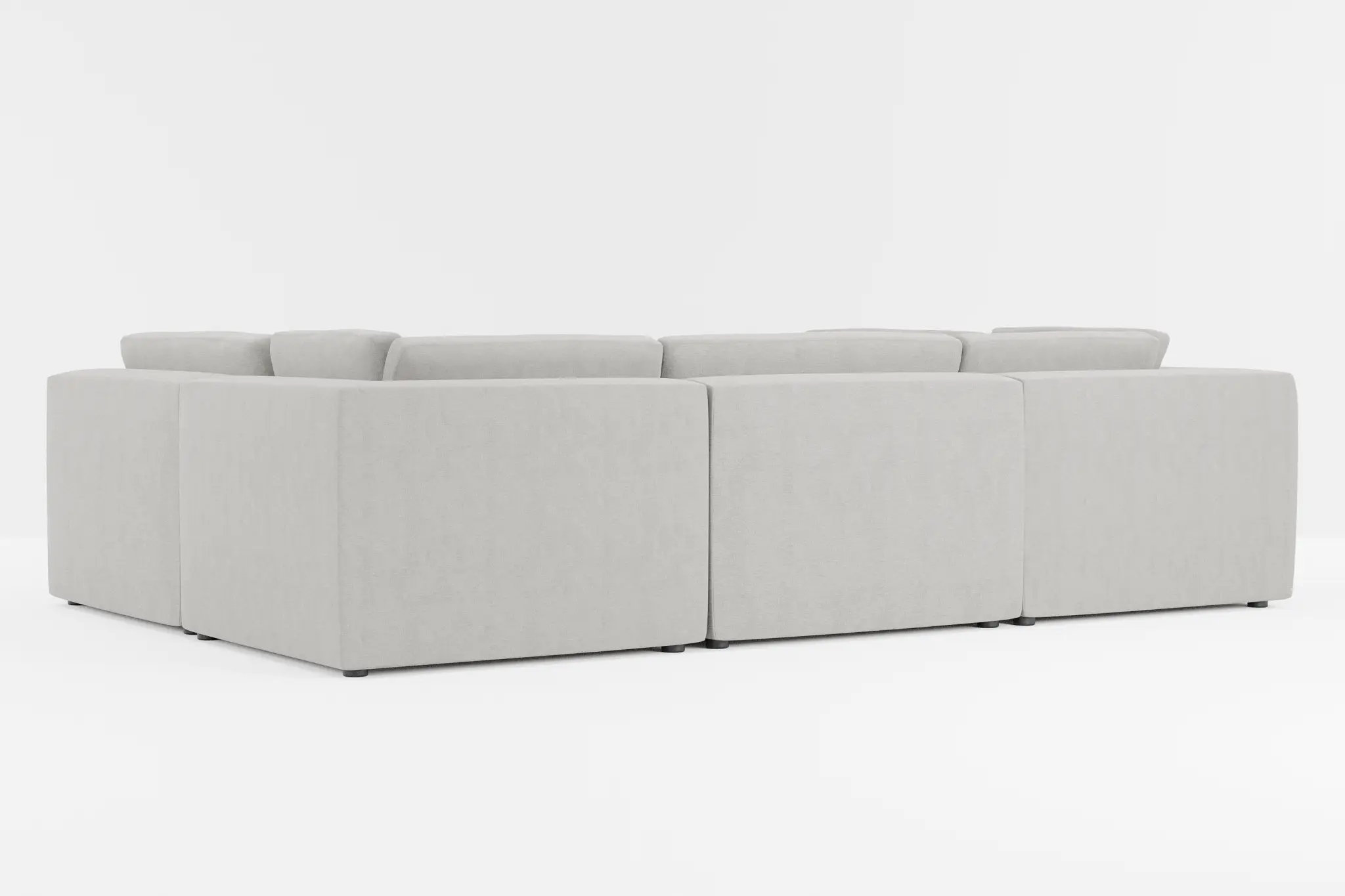 Destin Maguire Gray Fabric 6-piece Pit Sectional Destin Maguire Gray Fabric 6-piece Pit Sectional