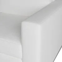 Citymod White Fabric Right Chair