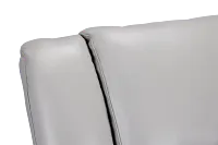 Peyton Light Gray Lthr/vinyl Large Triple Power Reclining Two-arm Sectional