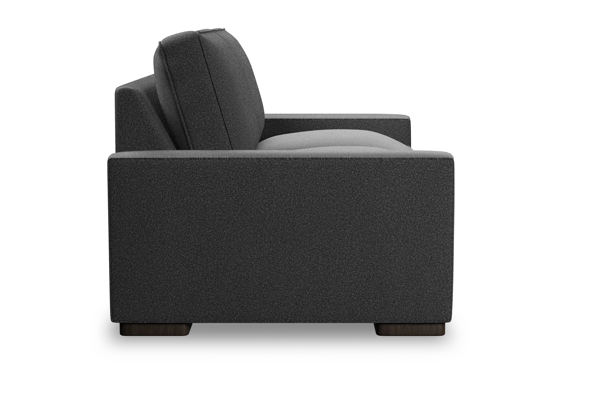 Edgewater Delray Dark Gray Loveseat