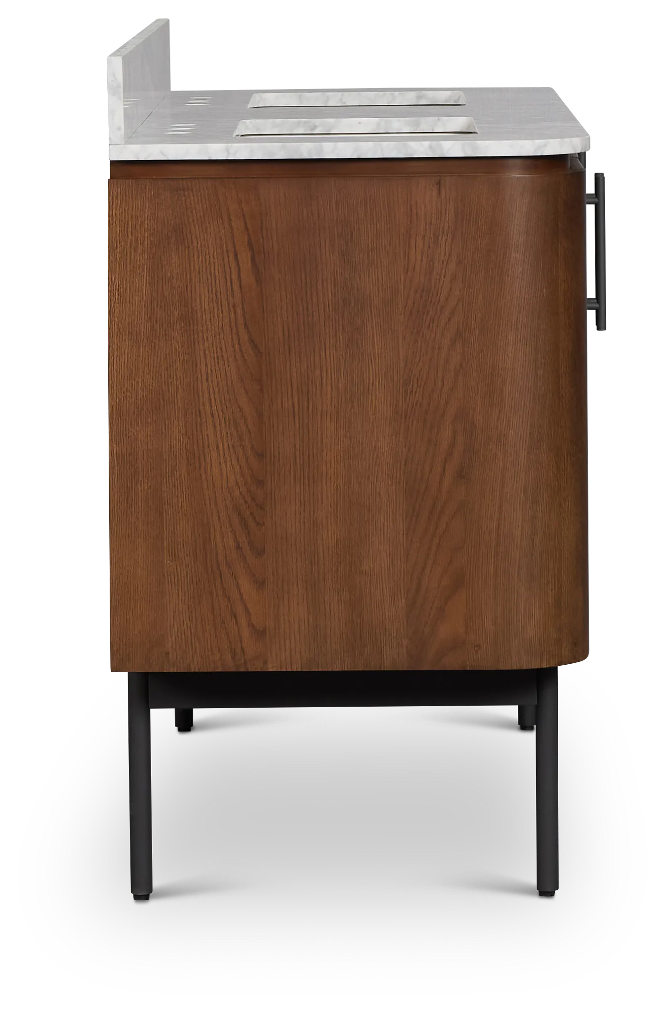 Nomad Mid Tone 60" Double Bathroom Vanity