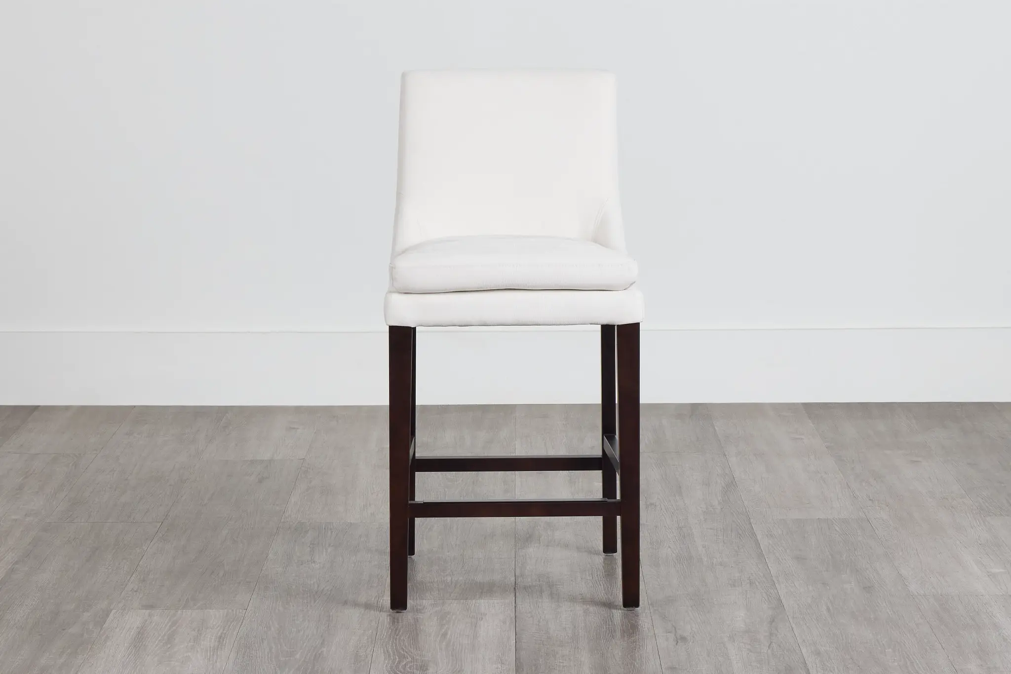 Tito White 24" Upholstered Barstool Tito White 24" Upholstered Barstool