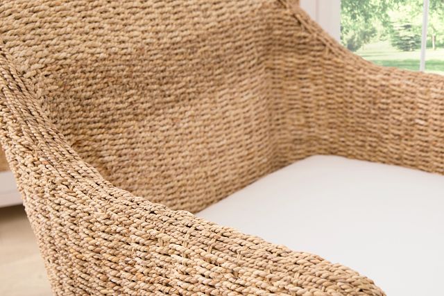 Marley Light Tone Woven Accent Chair