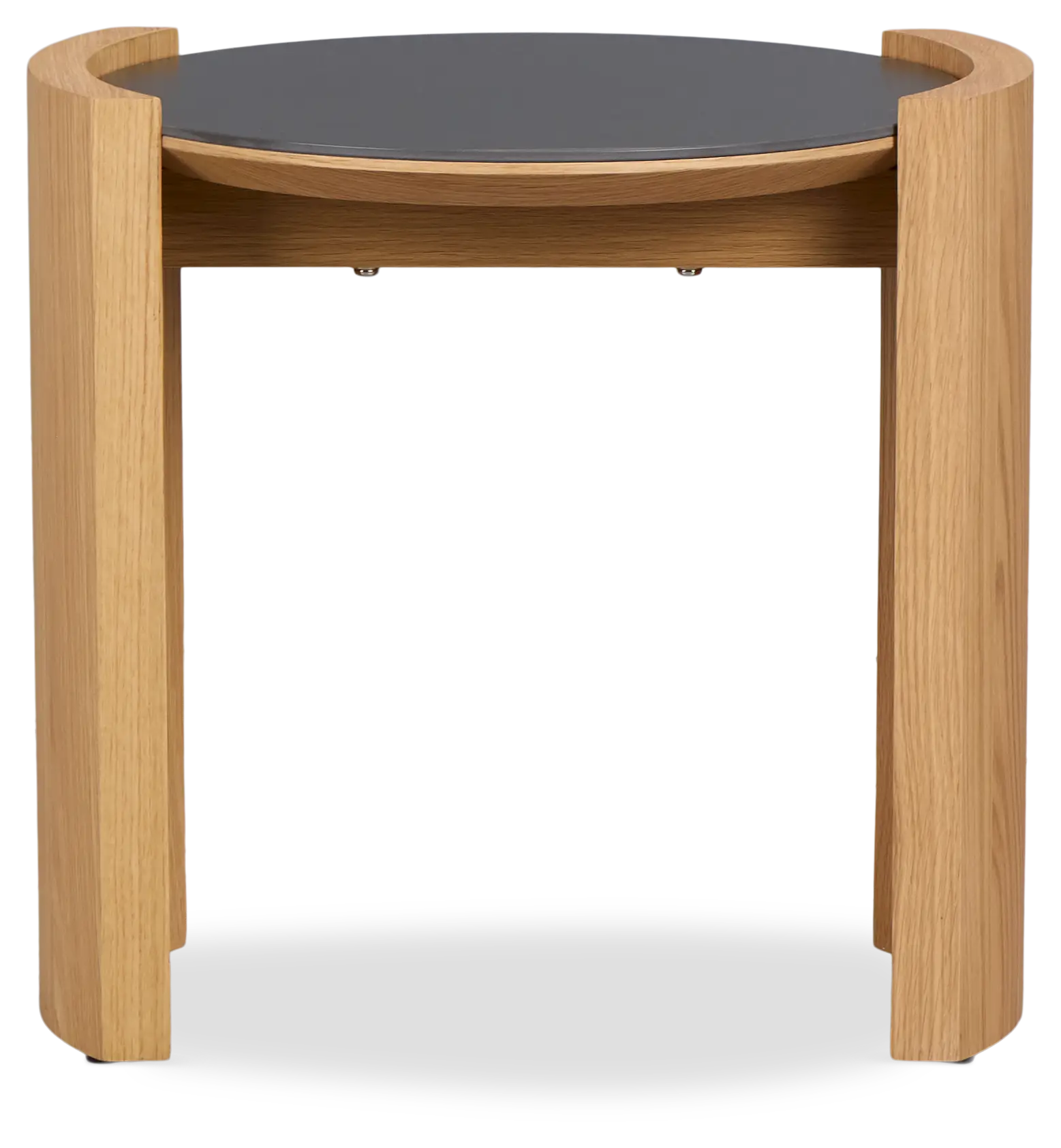 Nomad Light Tone Ceramic Round End Table Nomad Light Tone Ceramic Round End Table