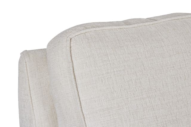 Andie White Fabric Large Two-arm Sectional