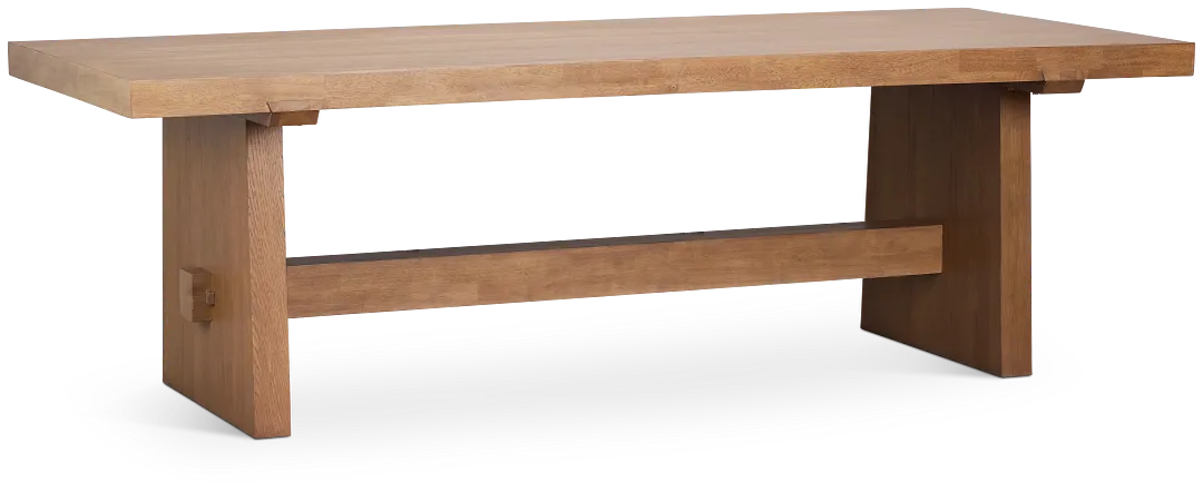 Provo Mid Tone Trestle Table