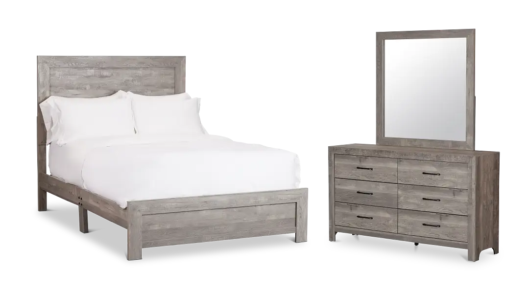 Ollie Gray Panel Bedroom Ollie Gray Panel Bedroom