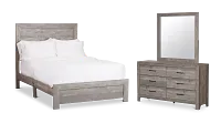 Ollie Gray Panel Bedroom