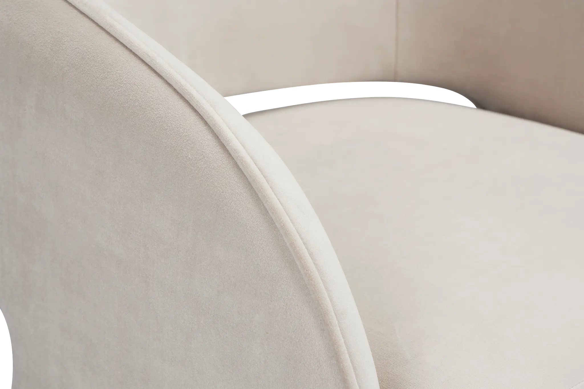 Noel Light Beige Velvet Accent Chair Noel Light Beige Velvet Accent Chair