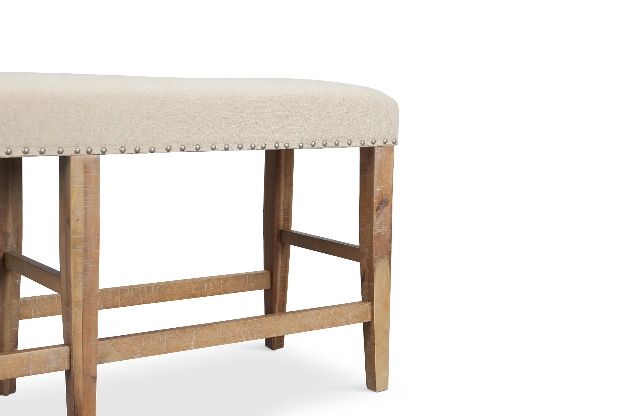Joplin Light Tone High Upholstered Dining Bench Joplin Light Tone High Upholstered Dining Bench
