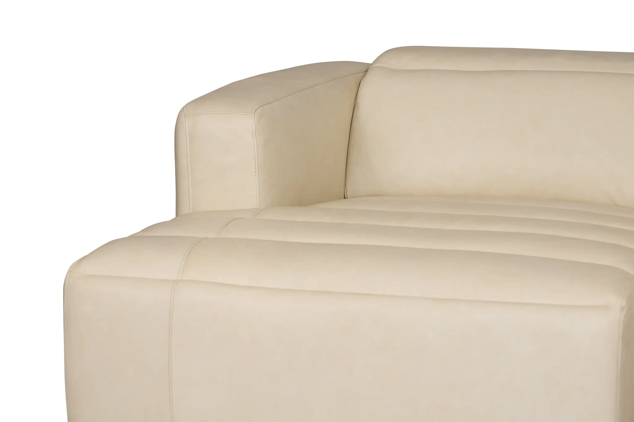Jace Ivory Lthr/vinyl Left Chaise Power Reclining Sectional Jace Ivory Lthr/vinyl Left Chaise Power Reclining Sectional
