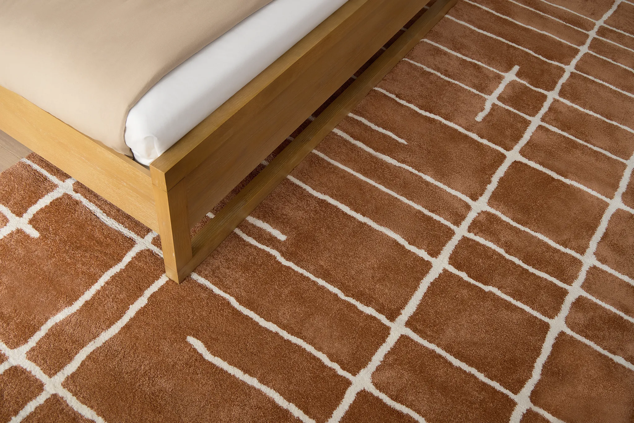 Elio Orange 8x11 Area Rug